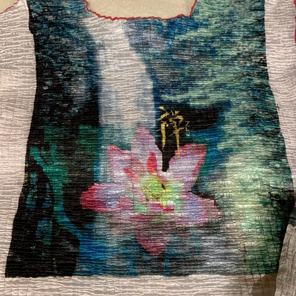 Unique Japanese inspired top. - Picture 3 of 5